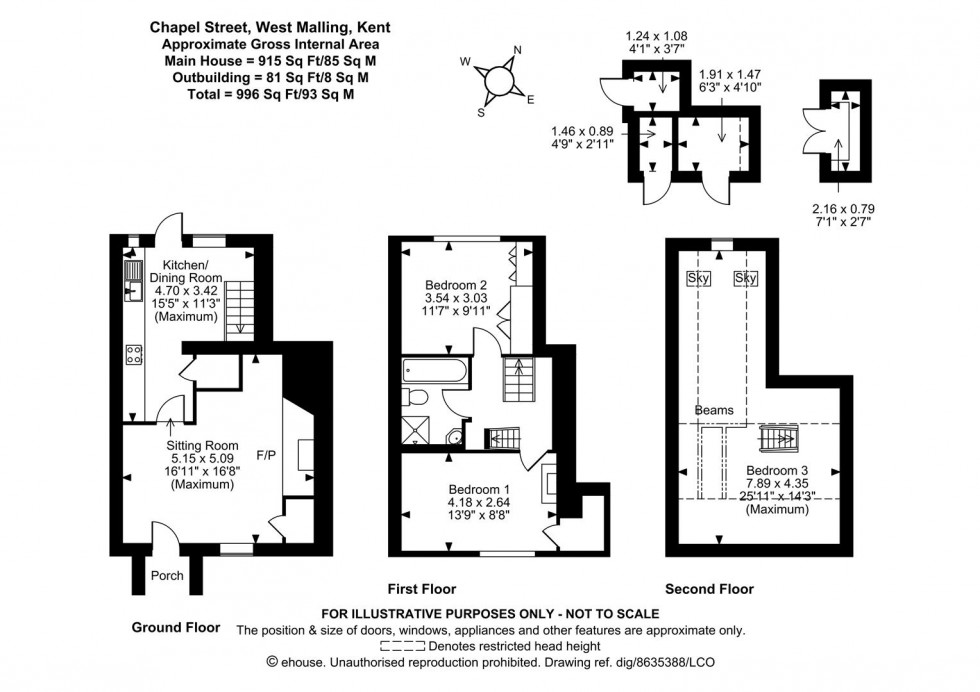 Floorplan for Chapel Street, Ryarsh, West Malling