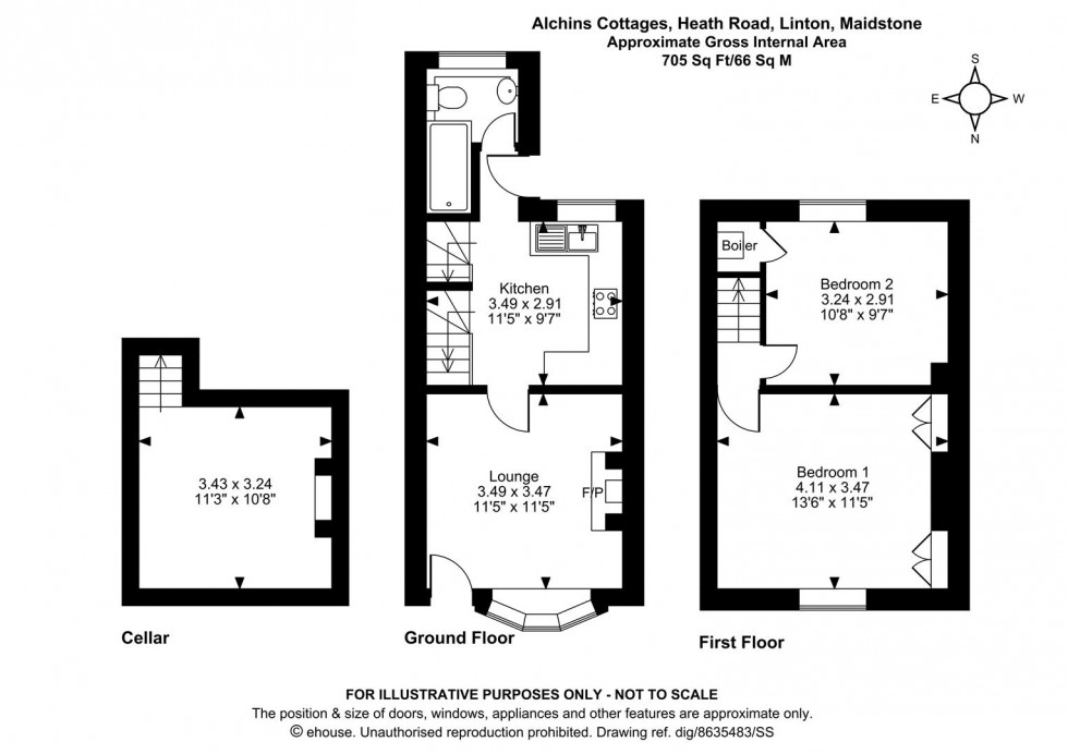 Floorplan for Heath Road, Linton, Maidstone