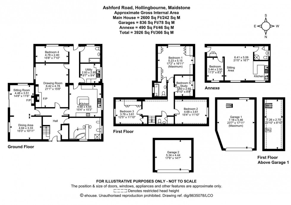 Floorplan for Ashford Road, Hollingbourne