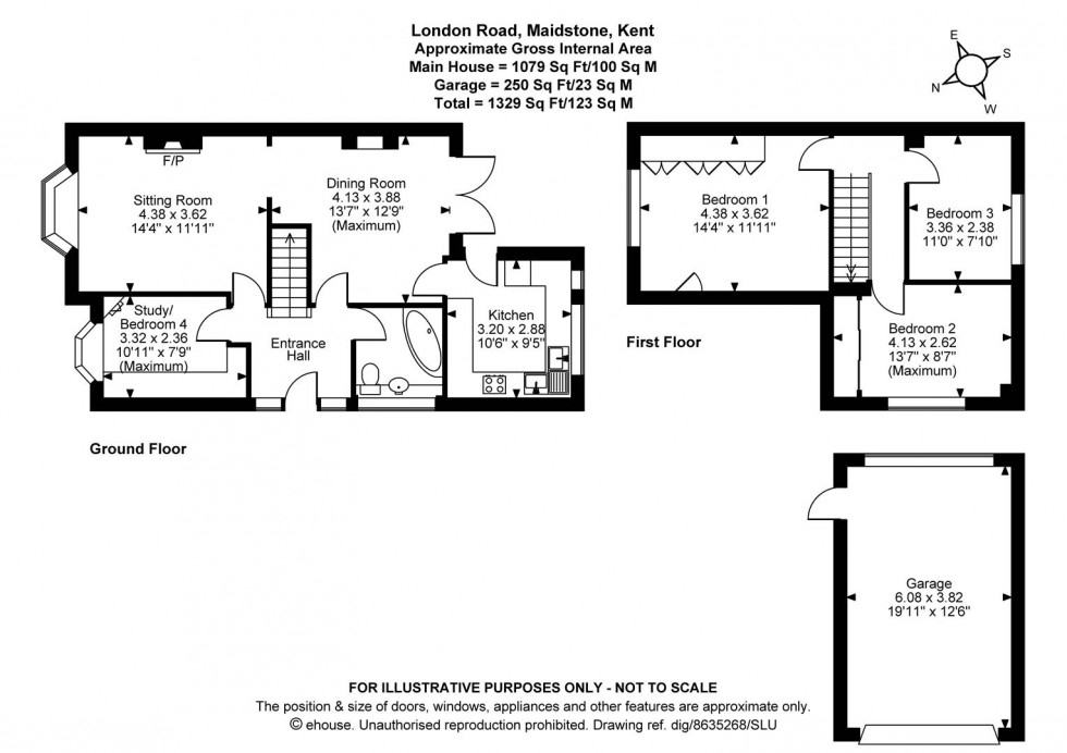 Floorplan for London Road, Allington, Maidstone