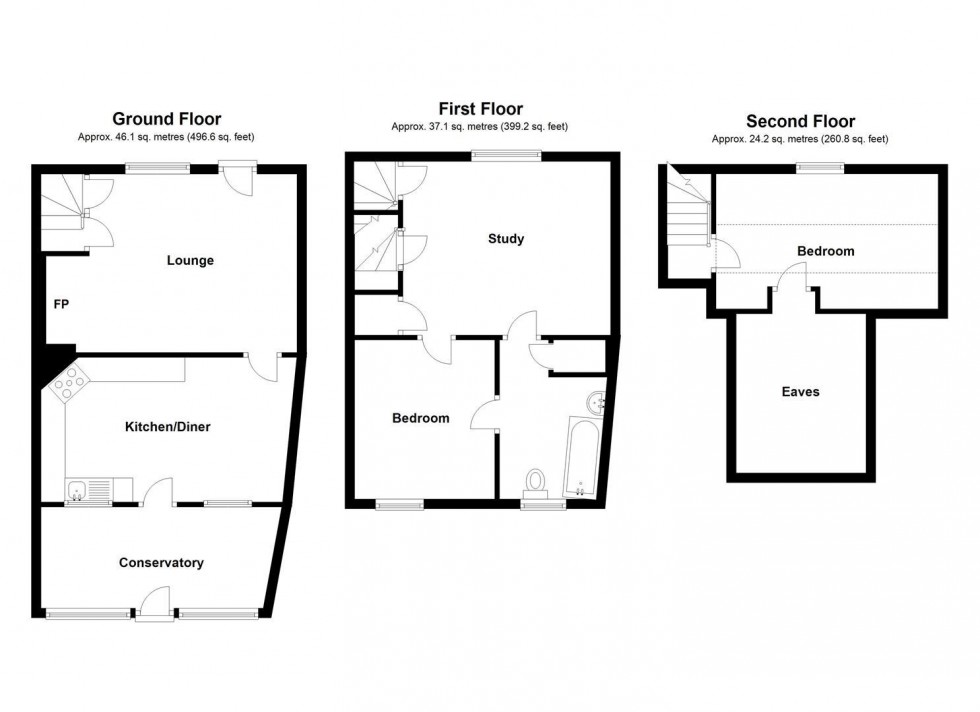 Floorplan for Well Street, Loose, Maidstone