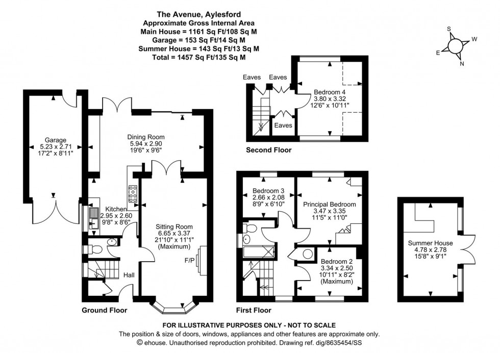 Floorplan for The Avenue, Aylesford