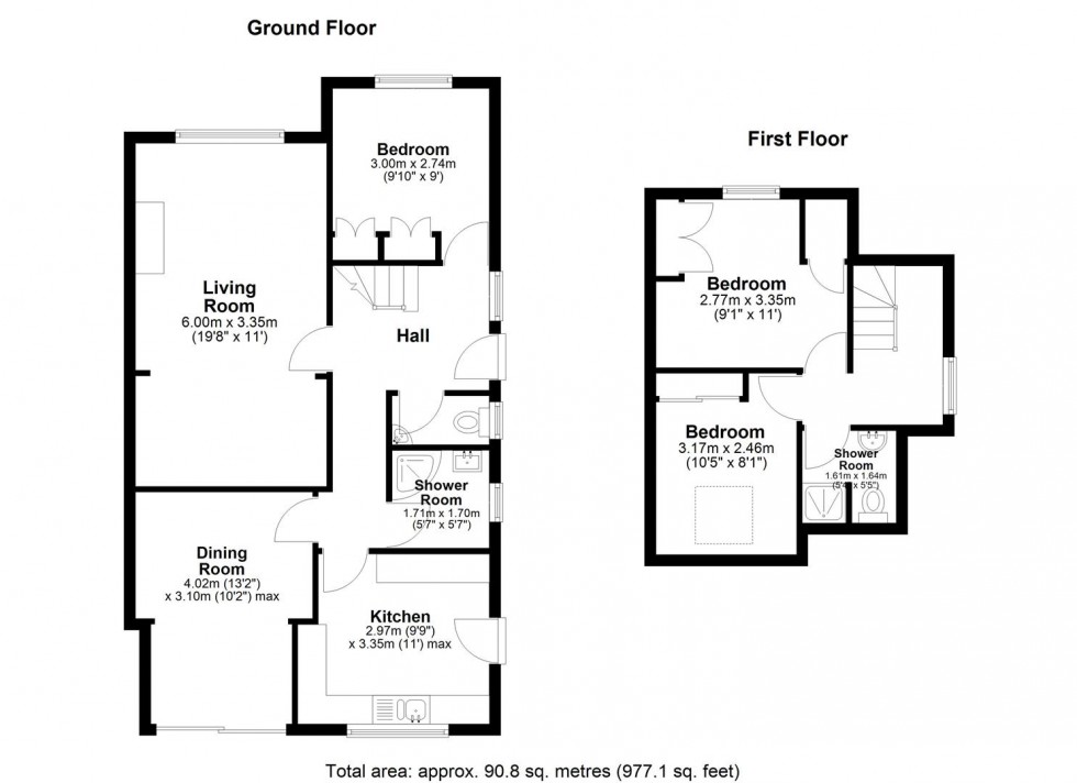 Floorplan for Shaftesbury Drive, Maidstone