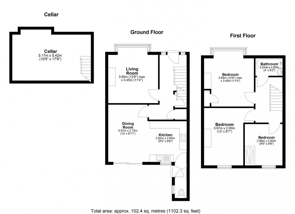 Floorplan for Postley Road, Maidstone