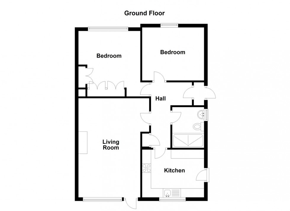 Floorplan for Woodlands, Coxheath, Maidstone