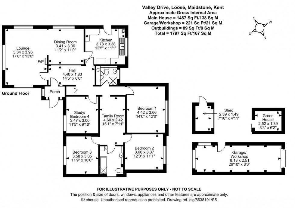 Floorplan for Valley Drive, Loose, Maidstone