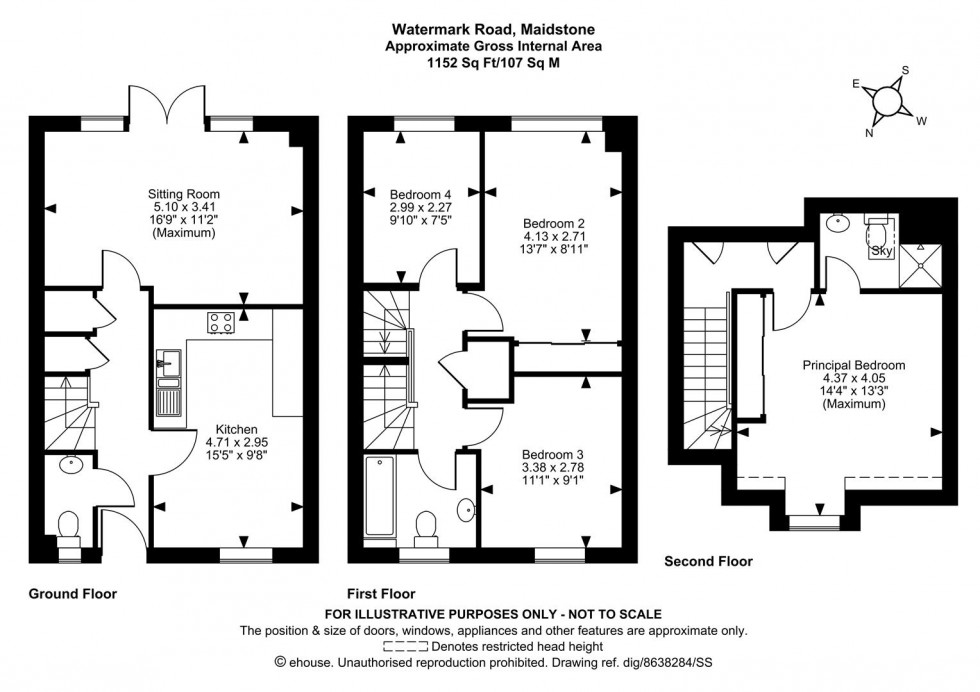 Floorplan for Watermark Road, Maidstone