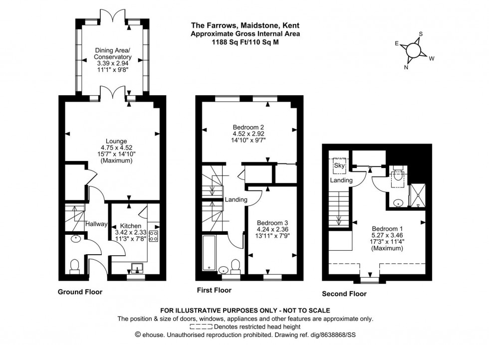 Floorplan for The Farrows, Maidstone