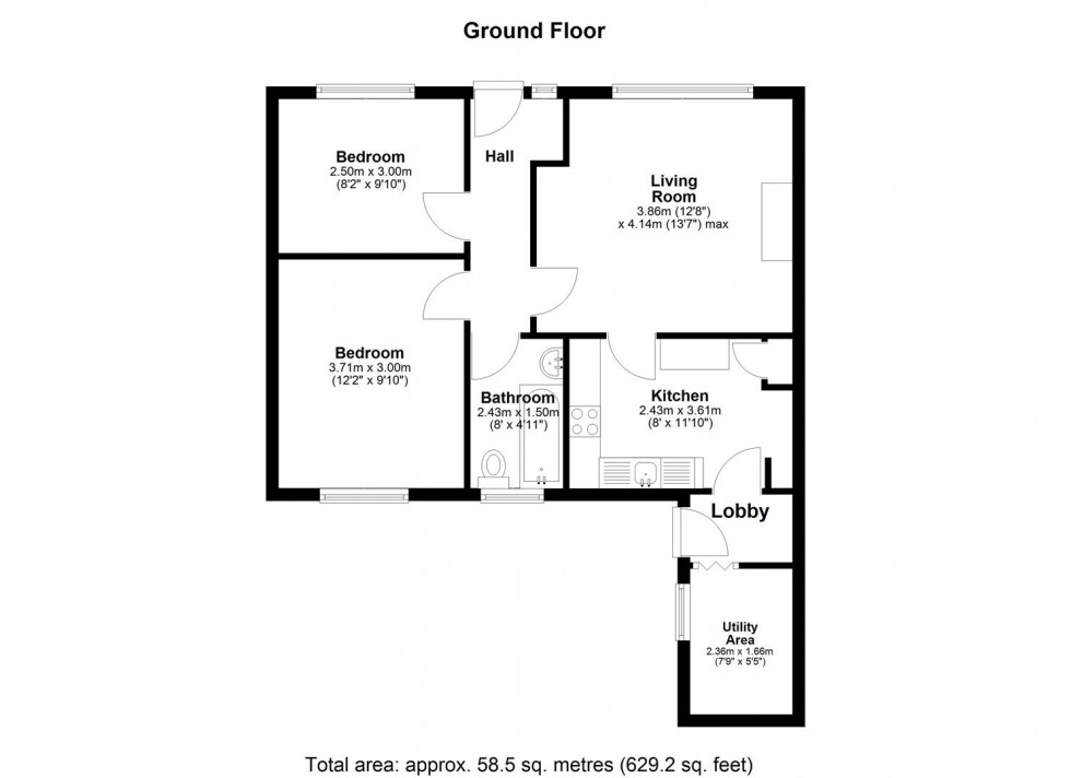 Floorplan for Wrangleden Road, Maidstone