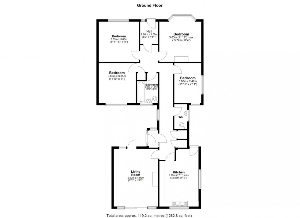 Floorplan for East Street, Addington, West Malling