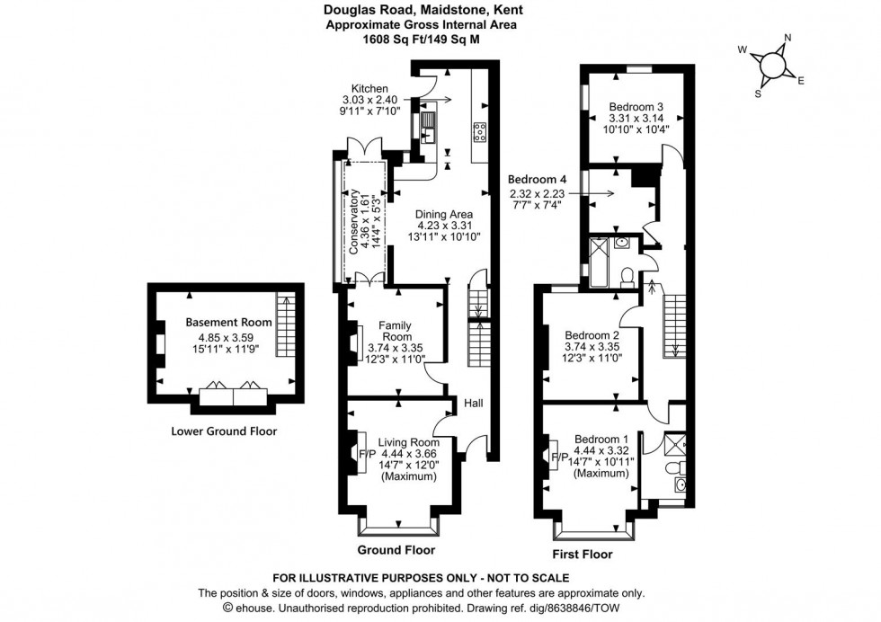 Floorplan for Douglas Road, Maidstone