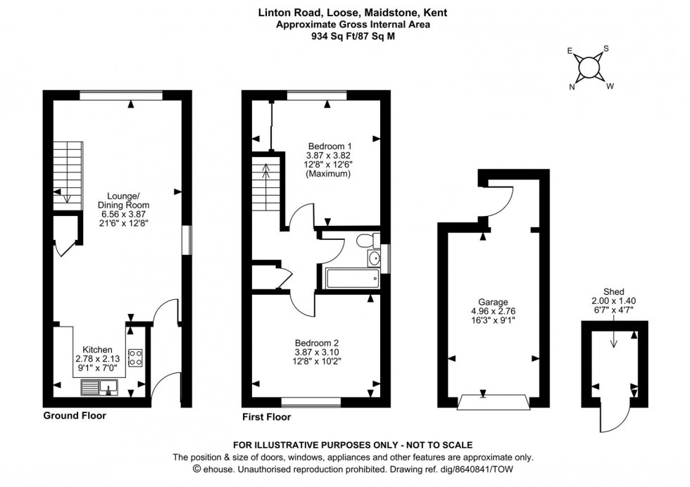 Floorplan for Linton Road, Loose, Maidstone