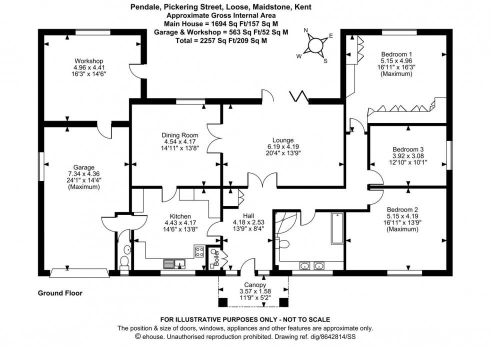 Floorplan for Pickering Street, Loose, Maidstone