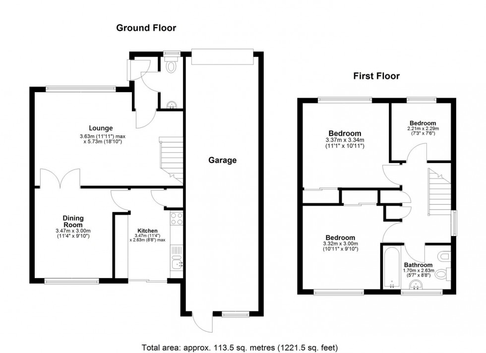 Floorplan for Crayford Close, Maidstone