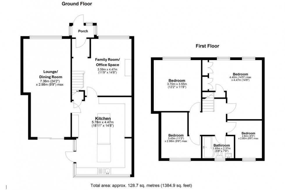 Floorplan for Woodlands Road, Ditton, Aylesford