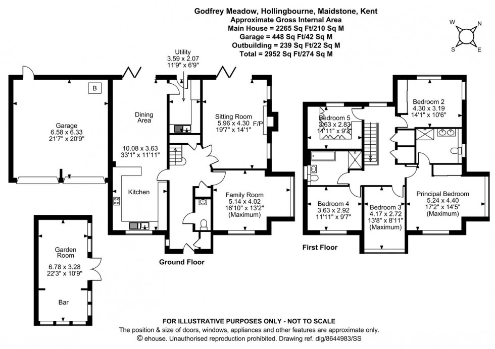 Floorplan for Eyhorne Street, Hollingbourne, Maidstone