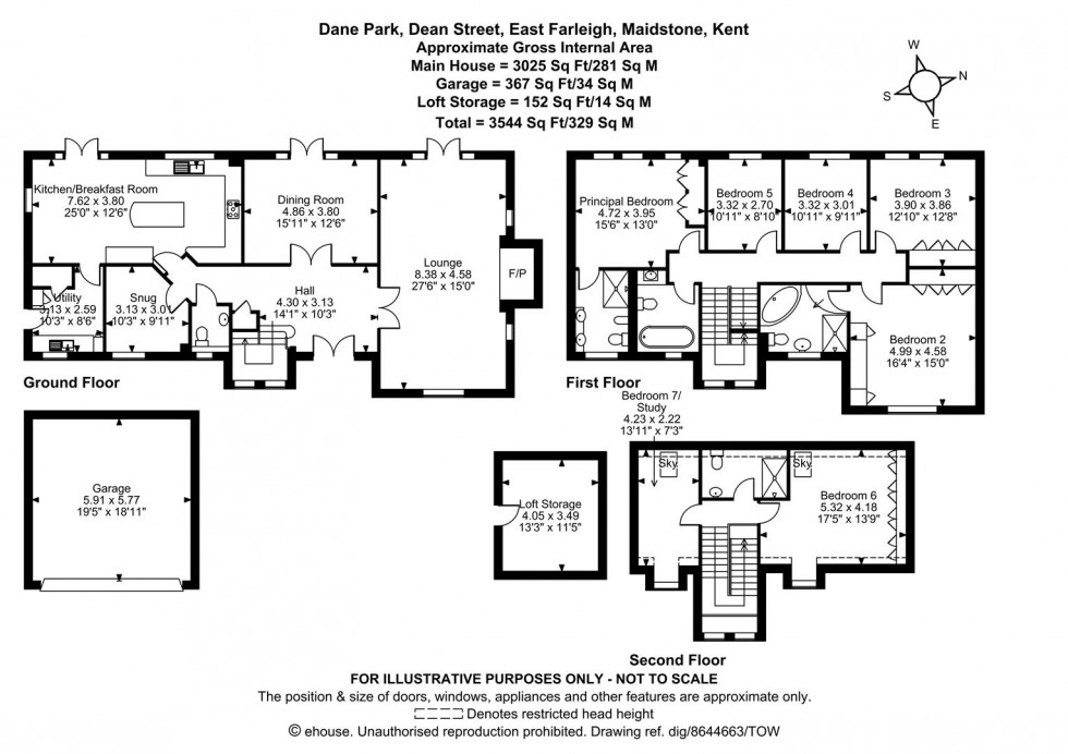 Floorplan for Dean Street, East Farleigh, Maidstone