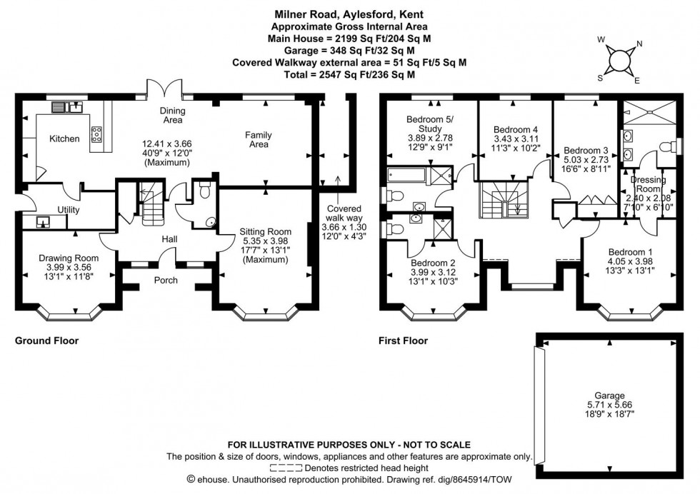 Floorplan for Milner Road, Aylesford