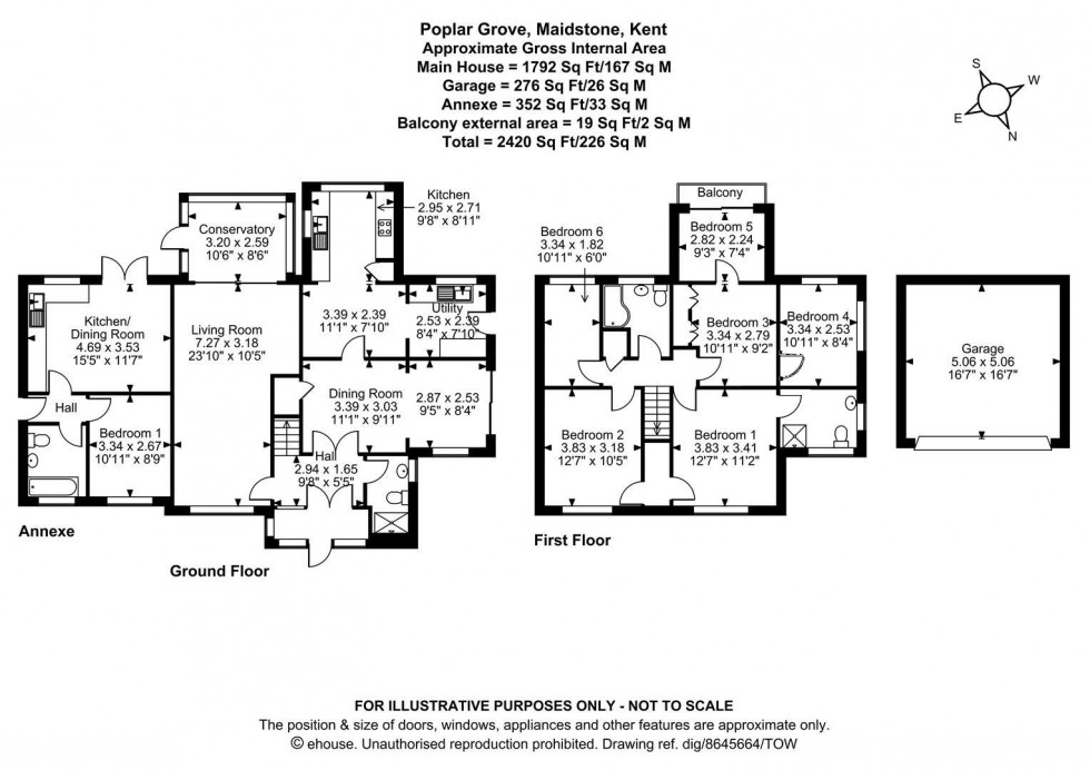 Floorplan for Poplar Grove, Maidstone