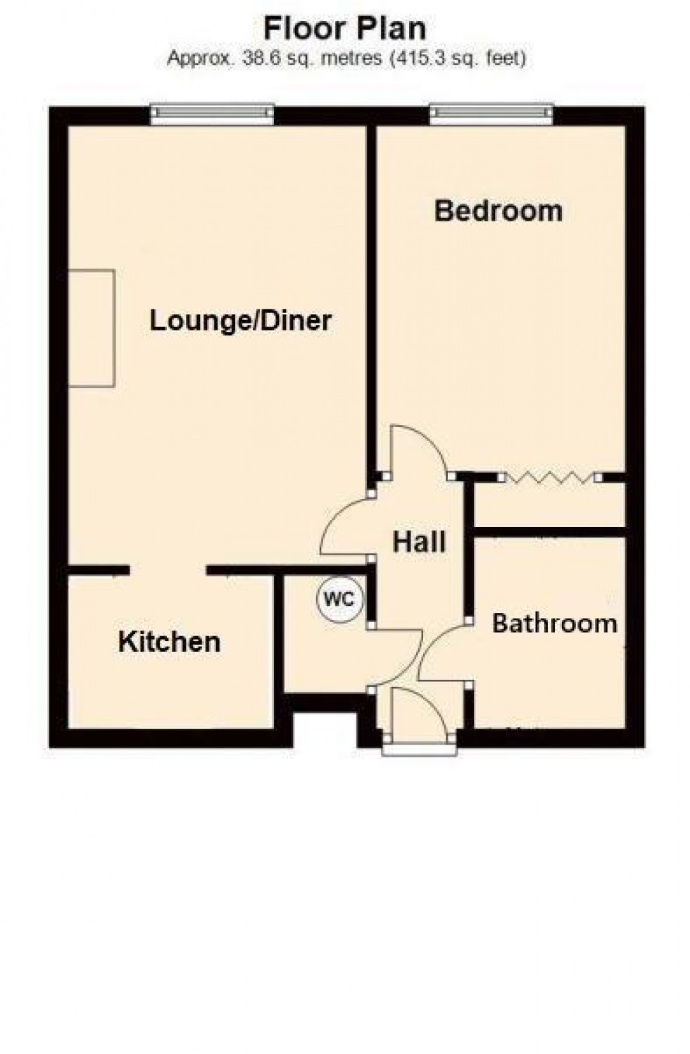 Floorplan for Hengist Court, Maidstone