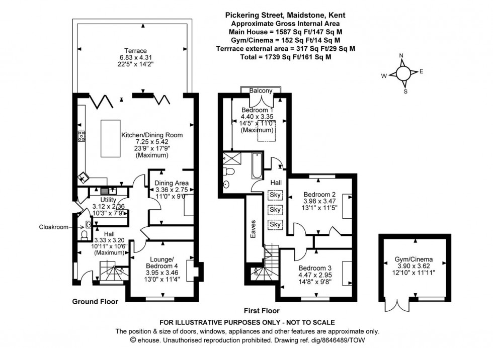Floorplan for Pickering Street, Maidstone