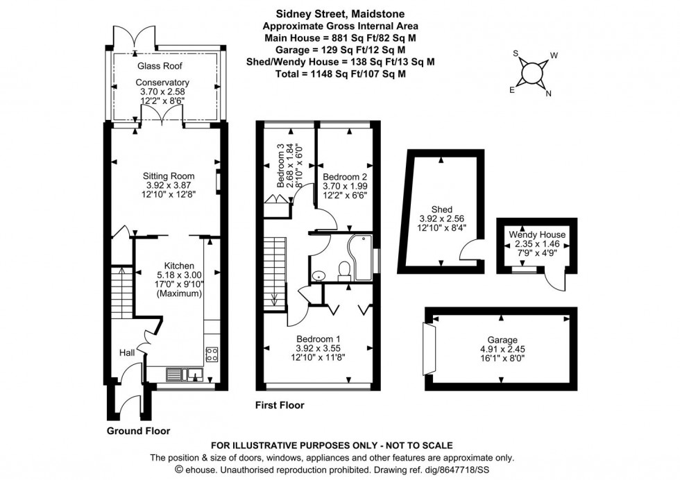 Floorplan for Sidney Street, Maidstone