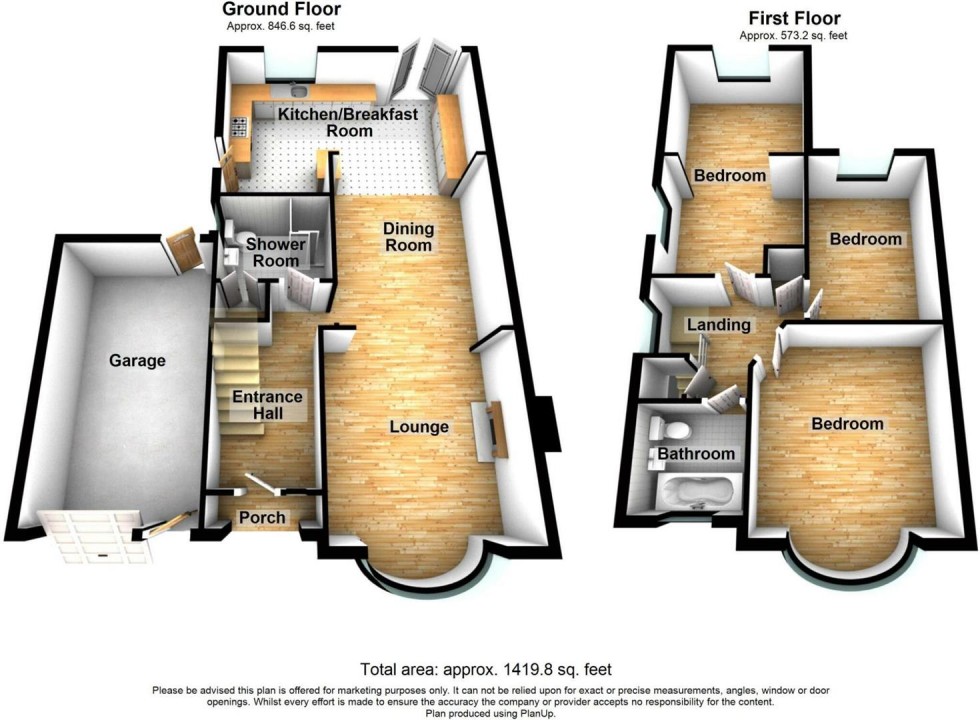 Floorplan for Cranborne Avenue, Maidstone