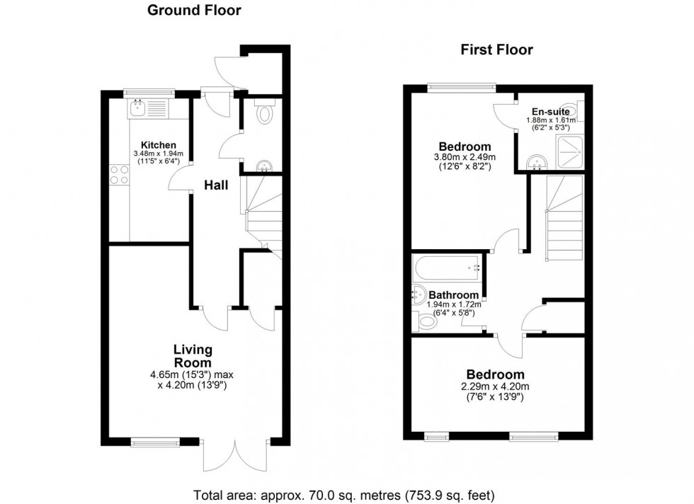 Floorplan for Coriander Drive, Maidstone