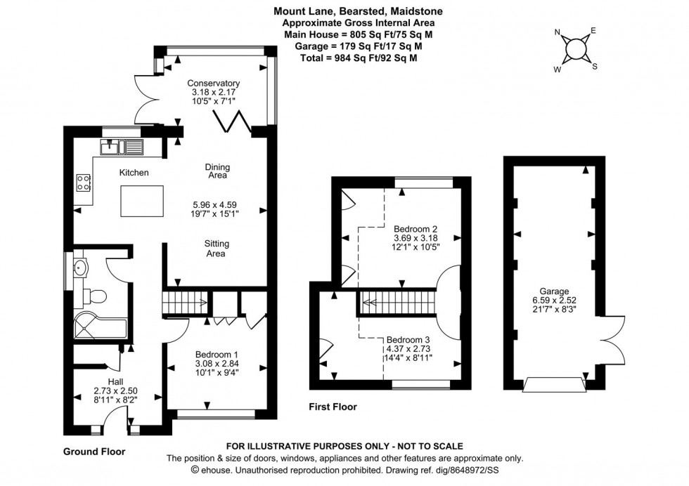 Floorplan for Mount Lane, Bearsted, Maidstone