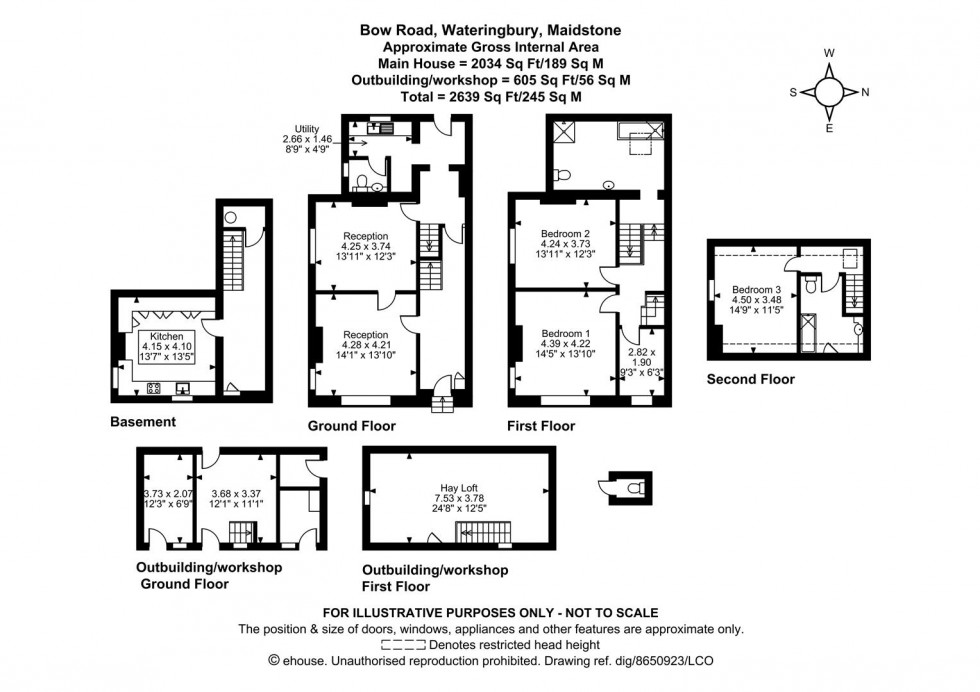 Floorplan for Bow Road, Wateringbury, Maidstone