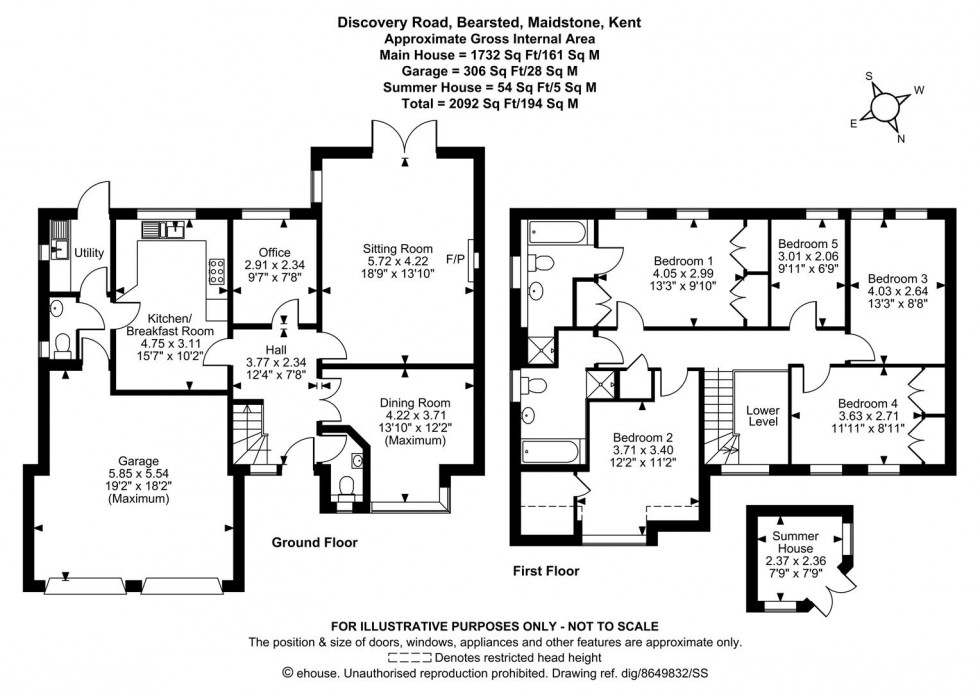 Floorplan for Discovery Road, Bearsted, Maidstone