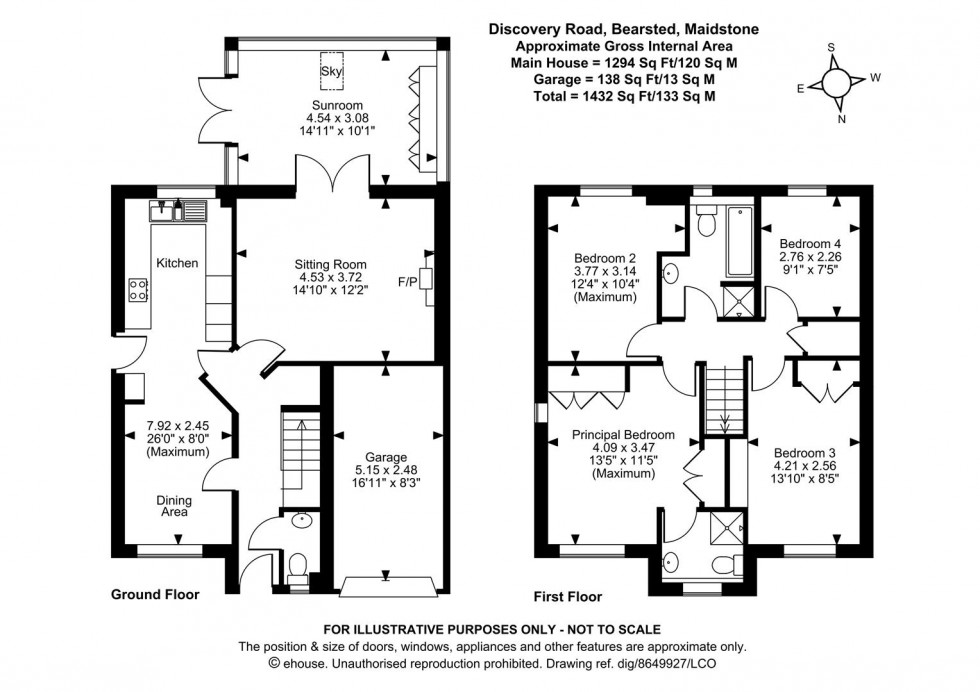Floorplan for Discovery Road, Bearsted, Maidstone