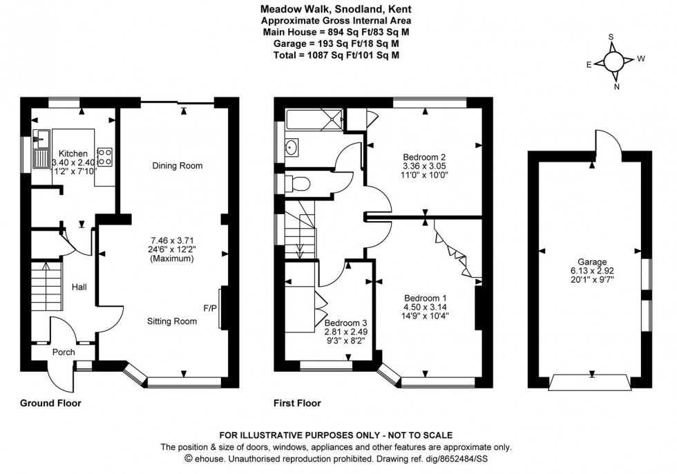 Floorplan for Meadow Walk, Snodland