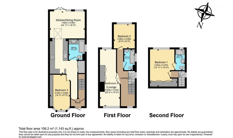 Floorplan for London Road, Ditton, Aylesford
