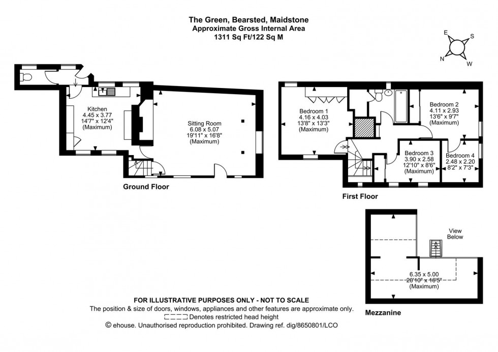 Floorplan for The Green, Bearsted, Maidstone