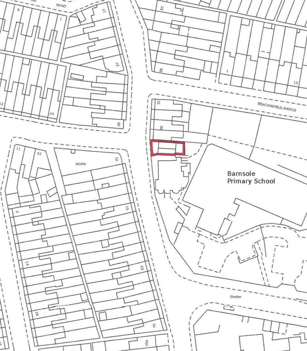 Floorplan for 2 Garages adj. to 38 Barnsole Road, Gillingham