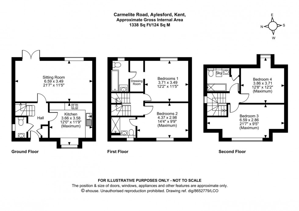 Floorplan for Carmelite Road, Aylesford