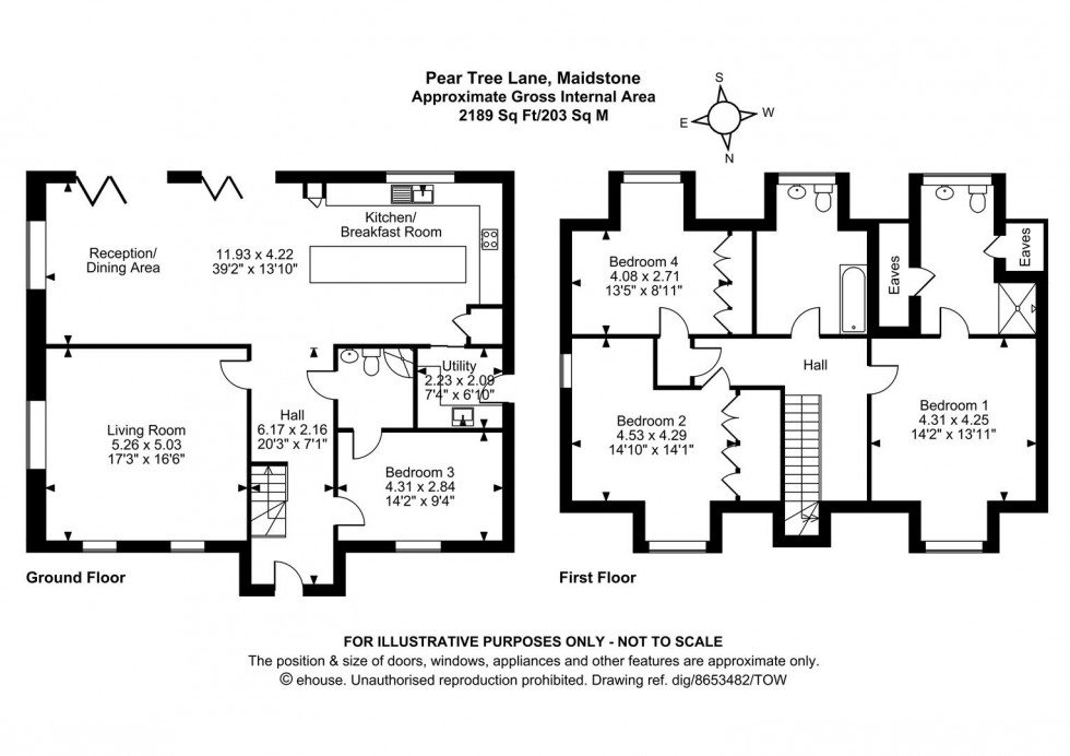 Floorplan for Pear Tree Lane, Maidstone
