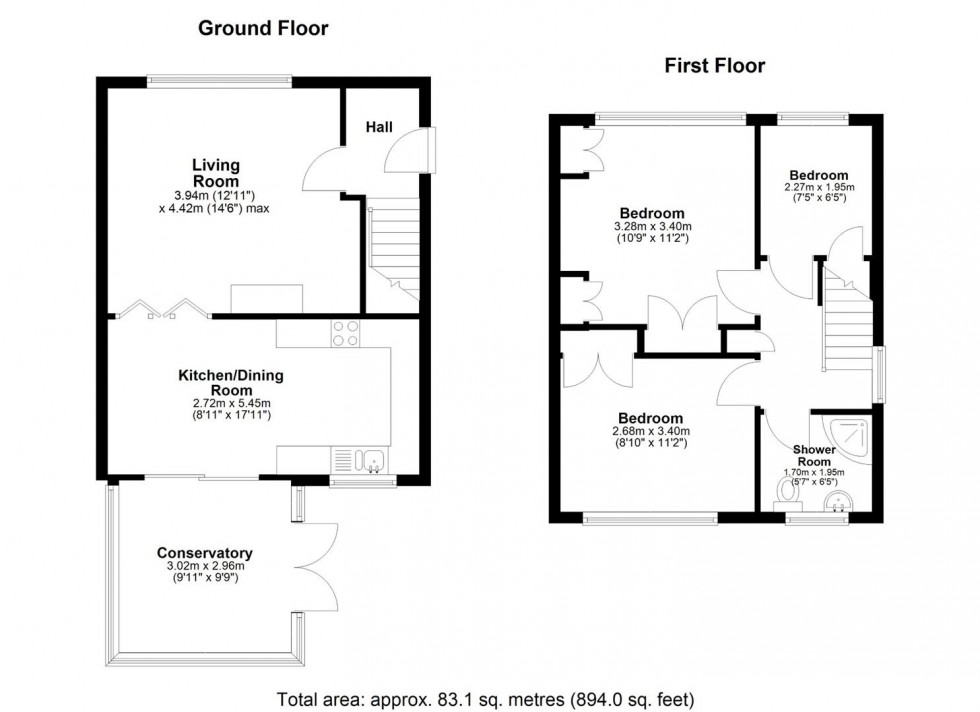 Floorplan for Whimbrel Green, Larkfield, Aylesford