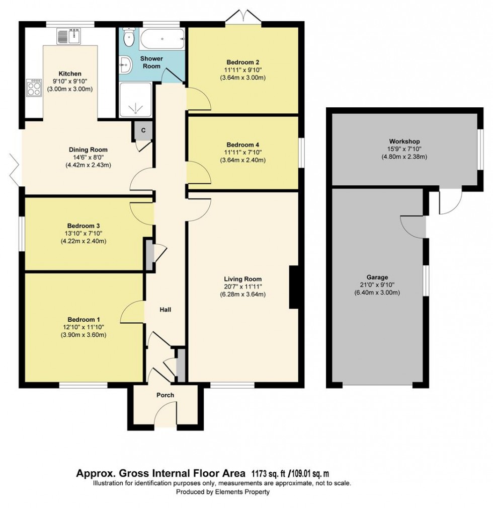 Floorplan for Springfield Road, Larkfield, Aylesford