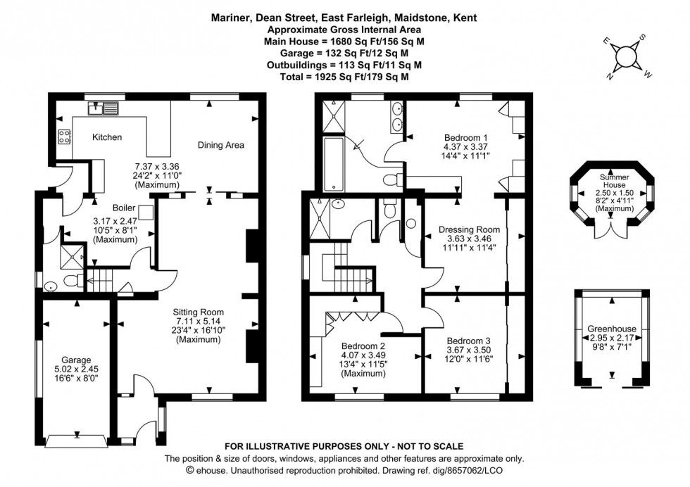 Floorplan for Dean Street, East Farleigh