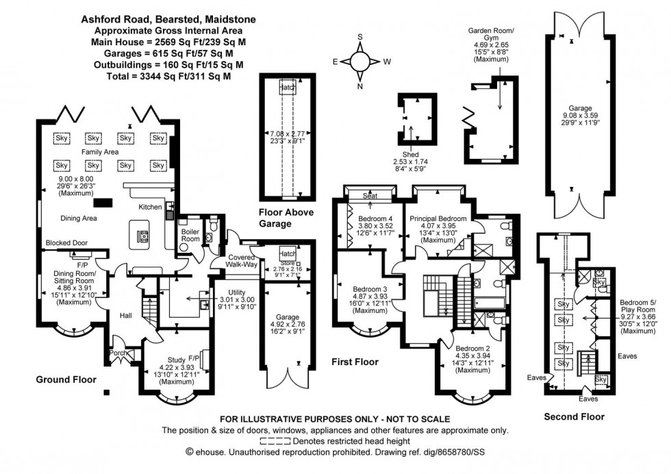 Floorplan for Ashford Road, Bearsted, Maidstone