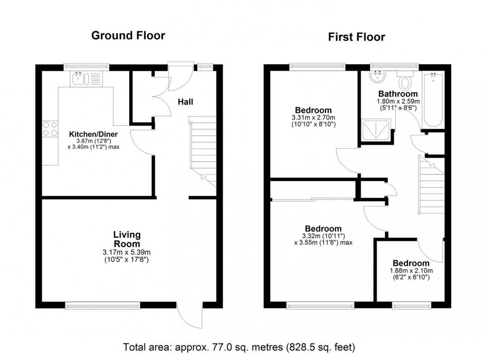 Floorplan for The Harbour, Sutton Valence, Maidstone