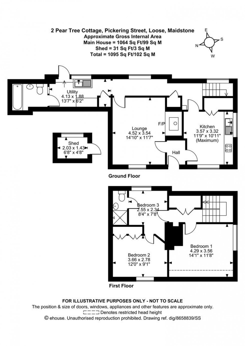 Floorplan for Pickering Street, Loose, Maidstone