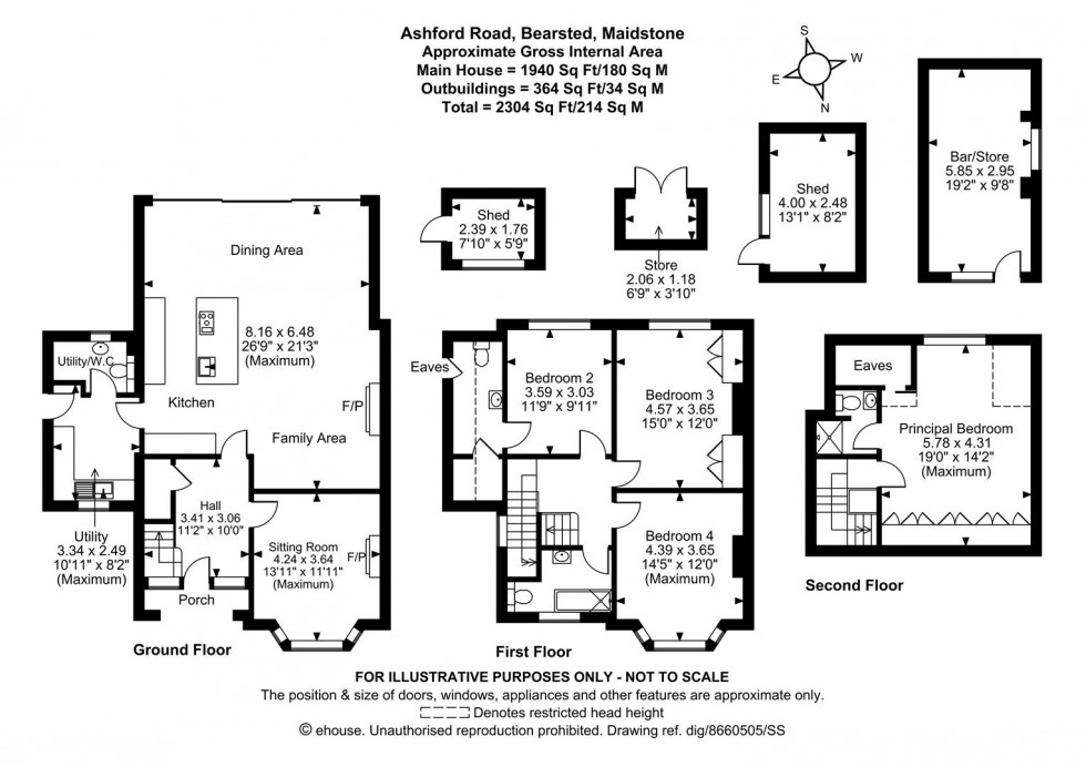 Floorplan for Ashford Road, Bearsted, Maidstone