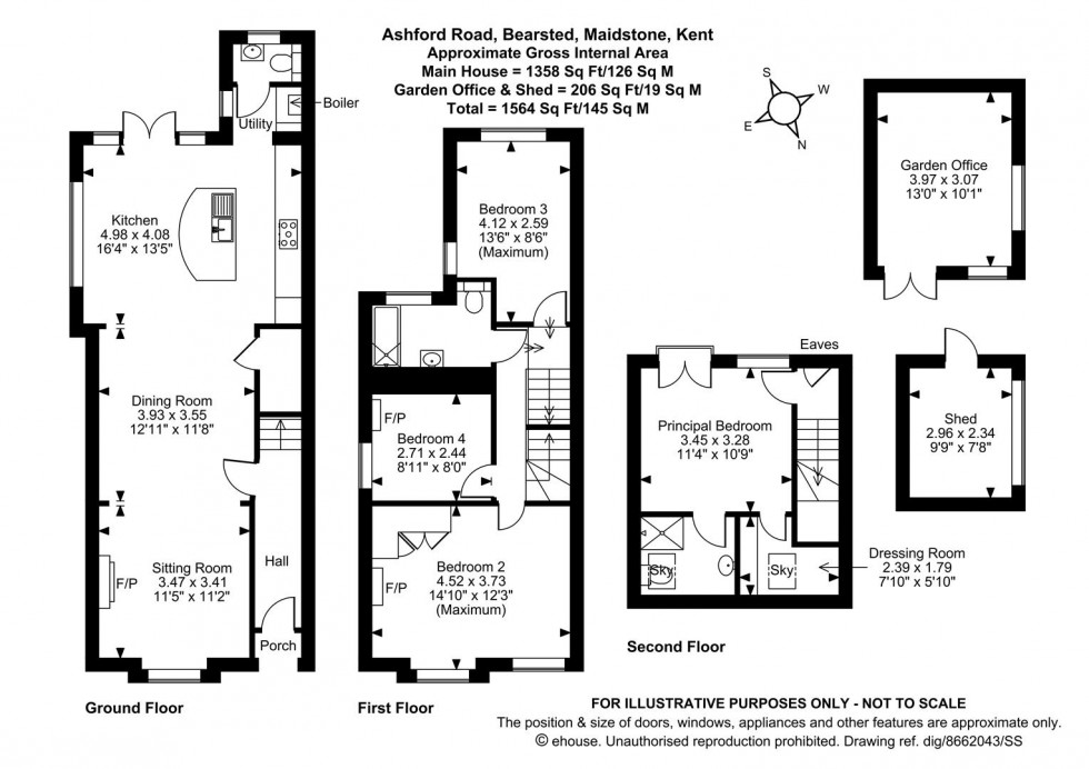 Floorplan for Ashford Road, Bearsted, Maidstone