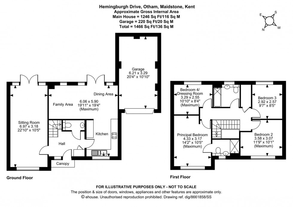 Floorplan for Hemingburgh Drive, Maidstone
