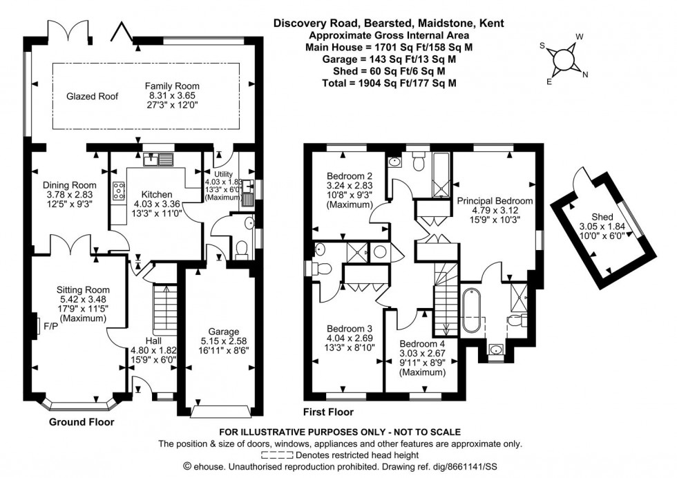 Floorplan for Discovery Road, Bearsted, Maidstone