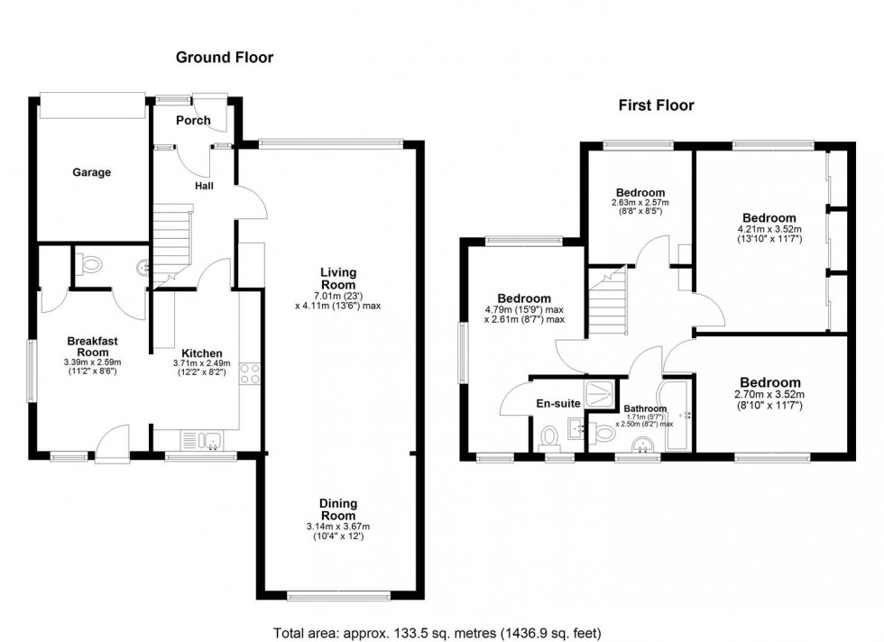 Floorplan for The Valley, Coxheath, Maidstone
