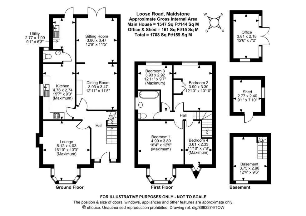 Floorplan for Loose Road, Maidstone